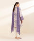 2 Piece - Printed Cotton Suit